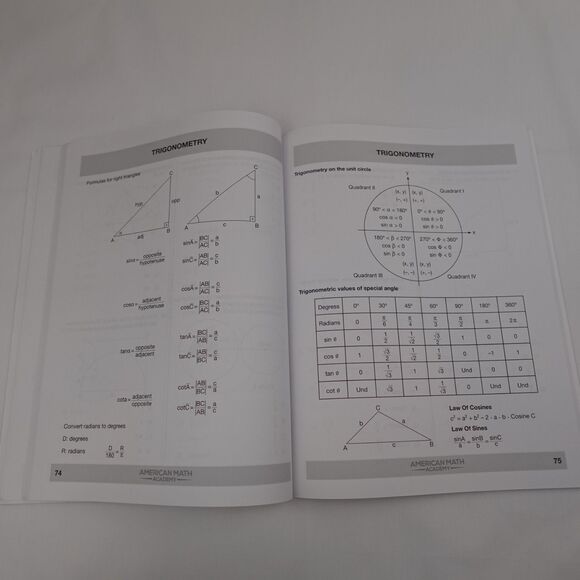 GEOMETRY PRACTICE WORKBOOK GRADES 7-10 FOR THE SAT & PSAT Highschool Math - Picture 11 of 14